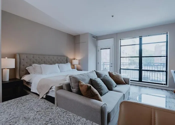 Charming Studio King Bed & Pool St Louis